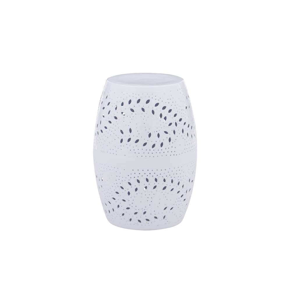 Powell Company - Safiya Side Table Bright White - D1458A21WHT veiw 1