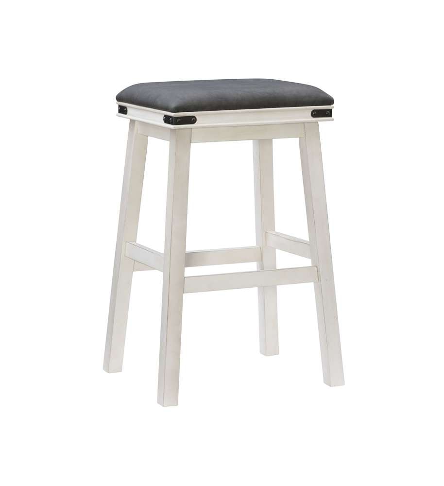 Powell Company - Serrano Barstool Off White - D1123B17BSW veiw 1