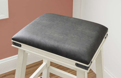 Powell Company - Serrano Barstool Off White - D1123B17BSW veiw 5