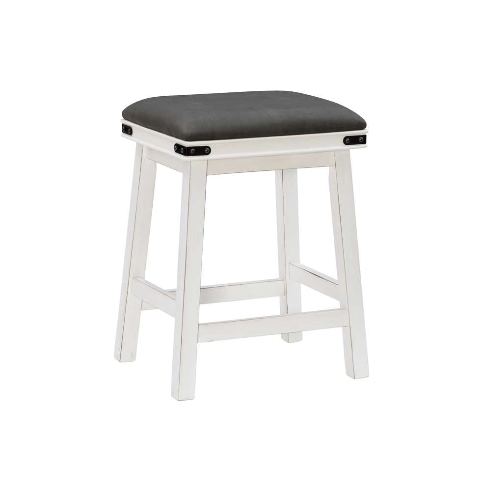 Powell Company - Serrano Counter Stool Off White - D1123B17CSW veiw 1