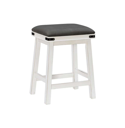 Powell Company - Serrano Counter Stool Off White - D1123B17CSW veiw 1