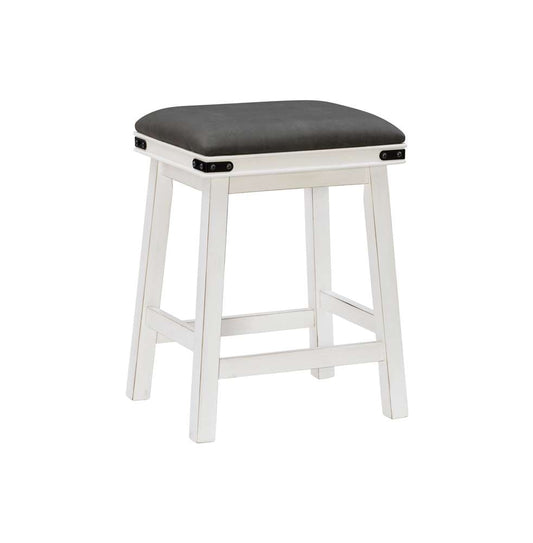 Powell Company - Serrano Counter Stool Off White - D1123B17CSW veiw 1