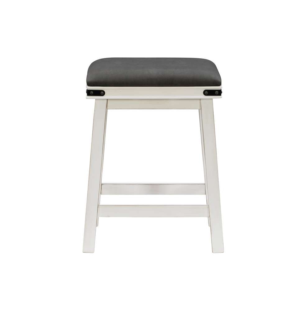 Powell Company - Serrano Counter Stool Off White - D1123B17CSW veiw 2