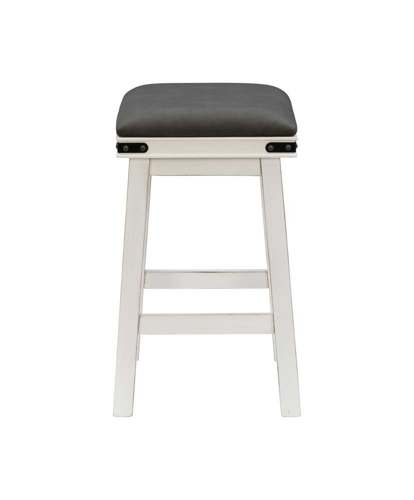 Powell Company - Serrano Counter Stool Off White - D1123B17CSW veiw 3