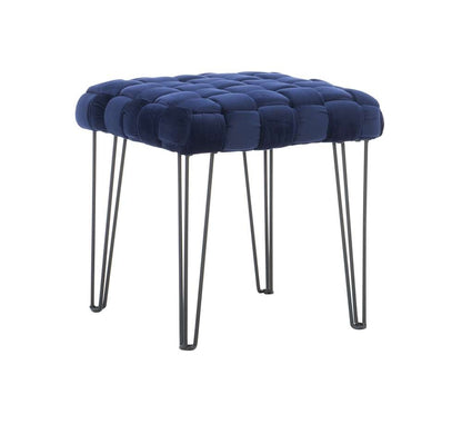 Powell Company - Shadbury Square Stool Navy - D1375S20SBN veiw 1