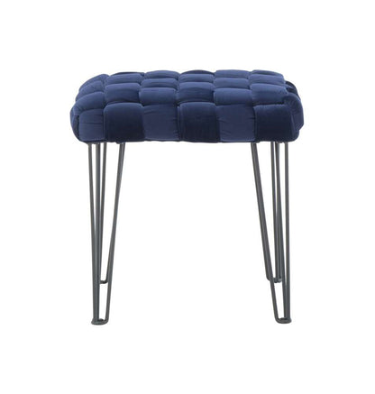 Powell Company - Shadbury Square Stool Navy - D1375S20SBN veiw 4