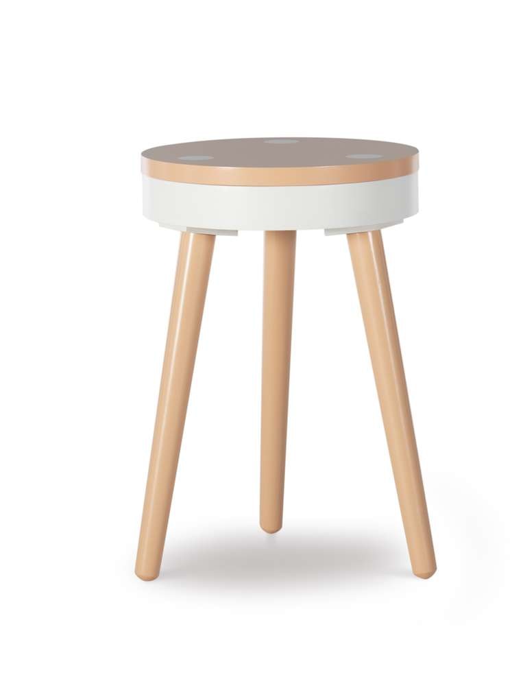 Powell Company - Sherbert Side Table Orange - D1195Y18O veiw 3