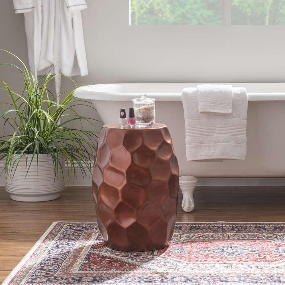 Powell Company - Soleil Side Table Antique Copper - D1459A21COP veiw 3