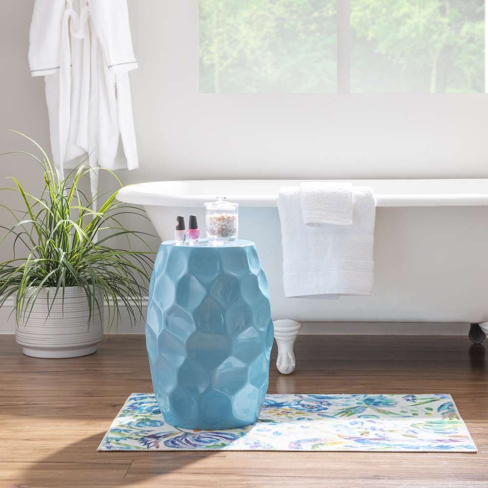 Powell Company - Soleil Side Table Teal - D1459A21TEAL veiw 3