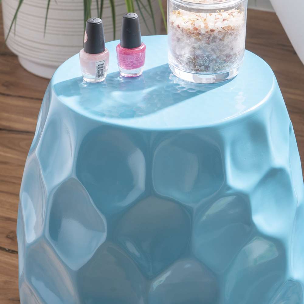 Powell Company - Soleil Side Table Teal - D1459A21TEAL veiw 5