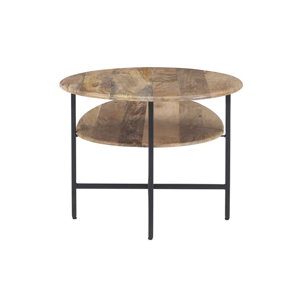 Powell Company - Tavin Two Tiered Coffee Table Natural Black - D1326A20CTNAT veiw 5