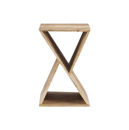 Powell Company - Trevor Triangle Side Table Natural - D1394A20N veiw 2