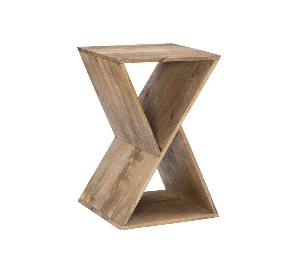 Powell Company - Trevor Triangle Side Table Natural - D1394A20N veiw 4