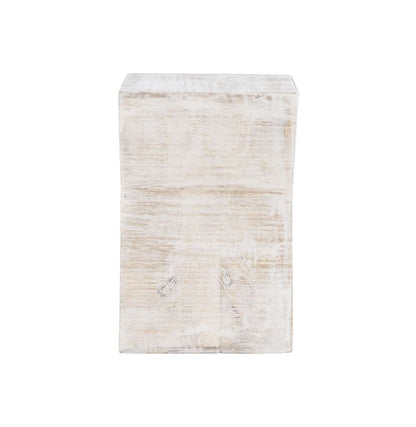 Powell Company - Trevor Triangle Side Table Whitewash - D1394A20W veiw 3