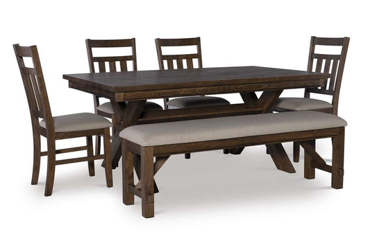 Powell Company - Turino Rustic Umber 6 Pc Dining Set - D1248D19PC6B veiw 1