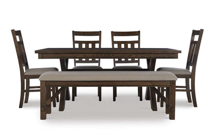 Powell Company - Turino Rustic Umber 6 Pc Dining Set - D1248D19PC6B veiw 2