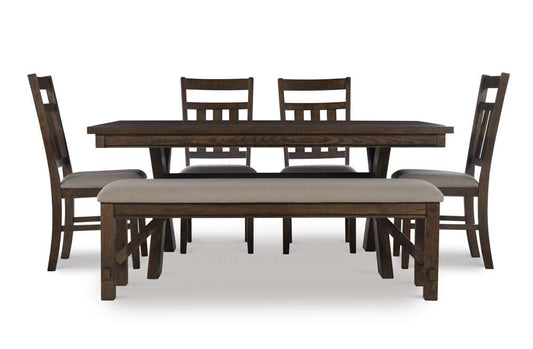 Powell Company - Turino Rustic Umber 6 Pc Dining Set - D1248D19PC6B veiw 2