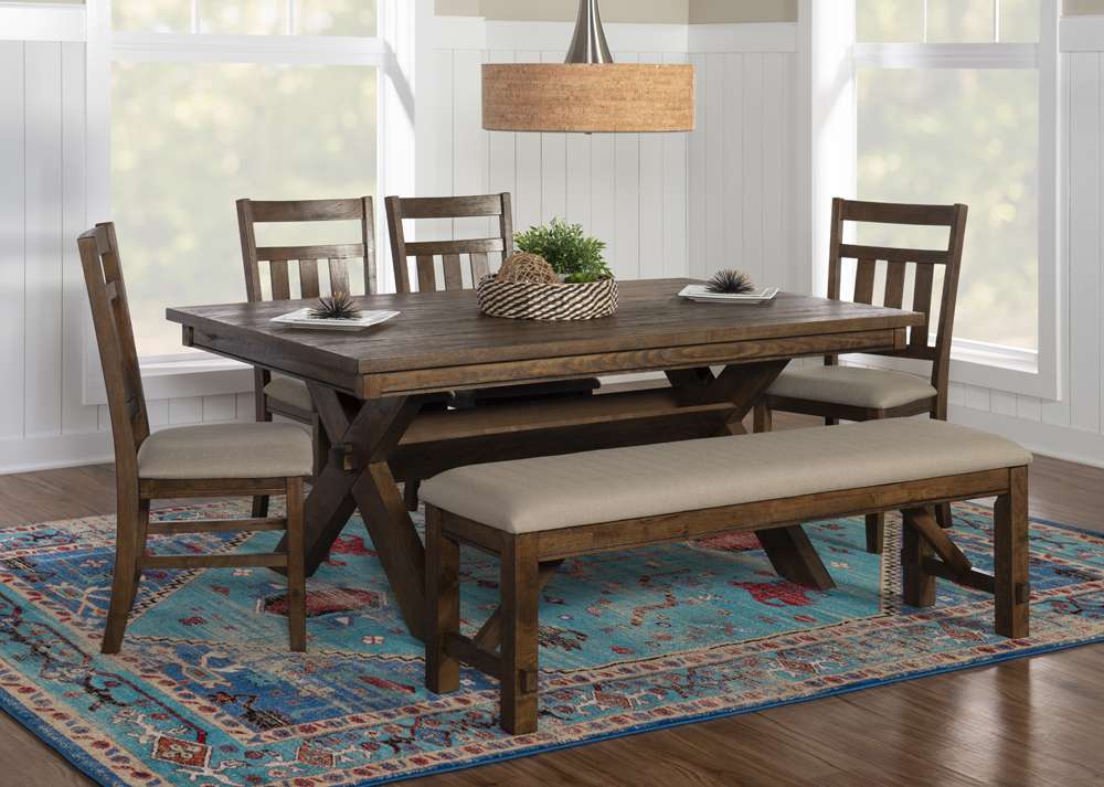 Powell Company - Turino Rustic Umber 6 Pc Dining Set - D1248D19PC6B veiw 3