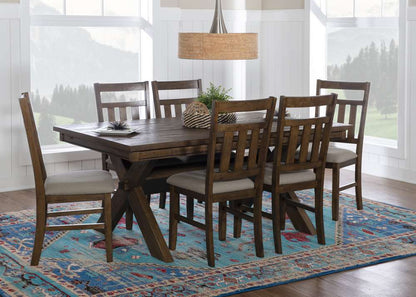 Powell Company - Turino Rustic Umber 7 Pc Dining Set - D1248D19PC7B veiw 2