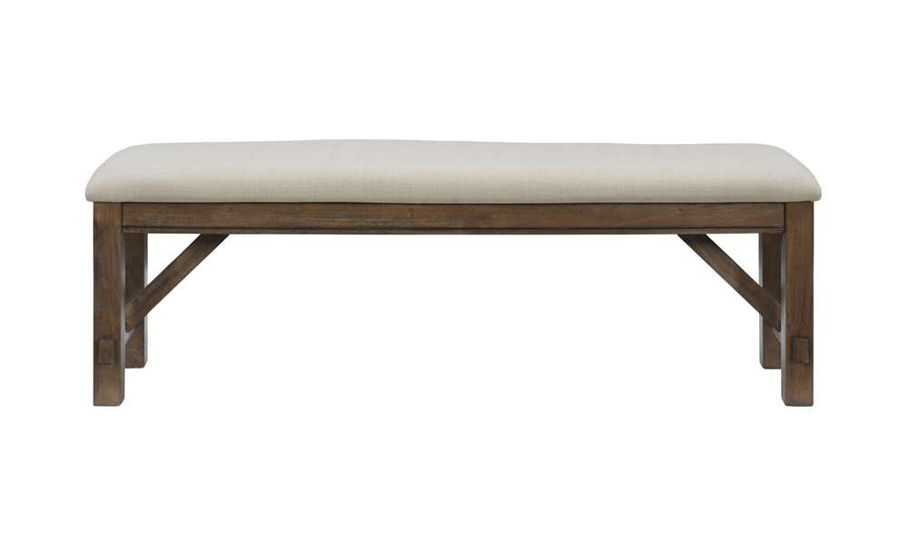 Powell Company - Turino Rustic Umber Bench - D1248D19BB veiw 2