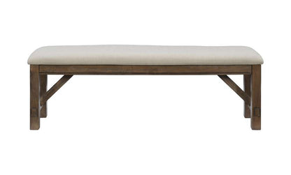 Powell Company - Turino Rustic Umber Bench - D1248D19BB veiw 2