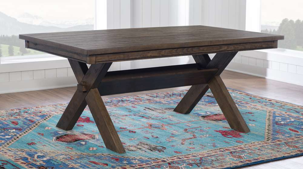 Powell Company - Turino Rustic Umber Dining Table - D1248D19DTB veiw 5