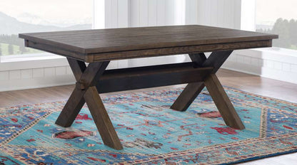 Powell Company - Turino Rustic Umber Dining Table - D1248D19DTB veiw 5