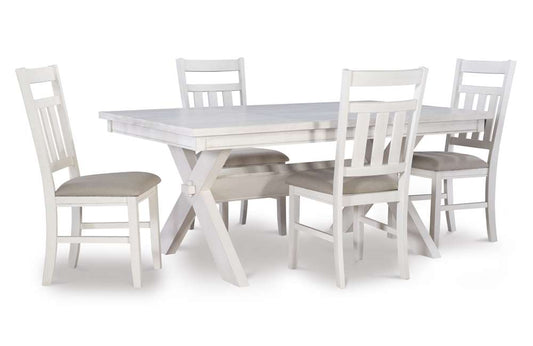 Powell Company - Turino Smokey White 5Pc Dining Set - D1249D19PC5W veiw 1