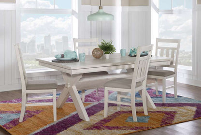 Powell Company - Turino Smokey White 5Pc Dining Set - D1249D19PC5W veiw 2