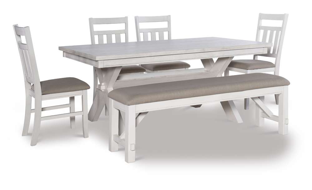 Powell Company - Turino Smokey White 6Pc Dining Set - D1249D19PC6W veiw 1