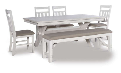 Powell Company - Turino Smokey White 6Pc Dining Set - D1249D19PC6W veiw 1