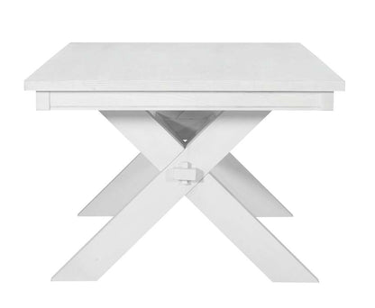 Powell Company - Turino Smokey White Dining Table - D1249D19DTW veiw 3