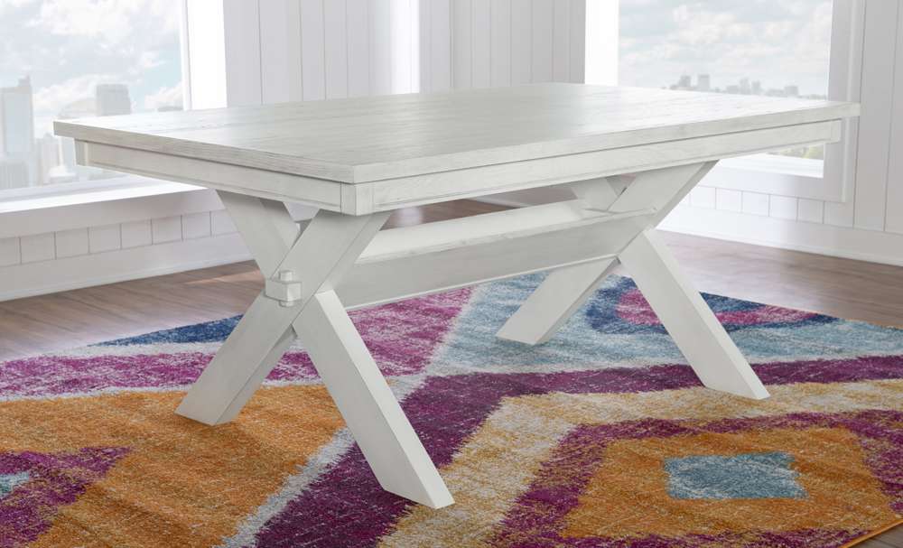 Powell Company - Turino Smokey White Dining Table - D1249D19DTW veiw 5