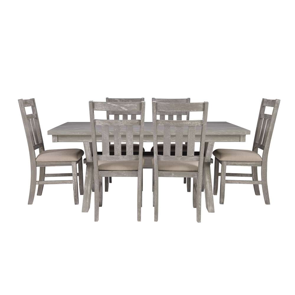 Powell Company - Turino Weathered Grey 7Pc Dining Set - 457-417M2 veiw 2