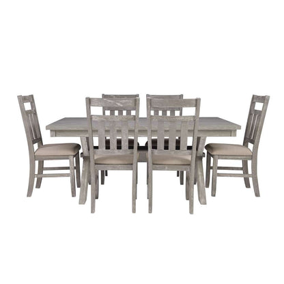Powell Company - Turino Weathered Grey 7Pc Dining Set - 457-417M2 veiw 2