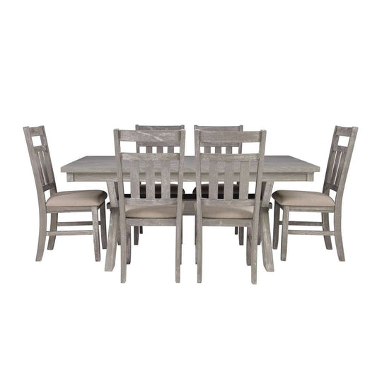 Powell Company - Turino Weathered Grey 7Pc Dining Set - 457-417M2 veiw 2