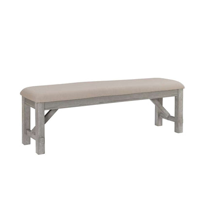 Powell Company - Turino Weathered Grey Dining Bench - 457-260B veiw 1