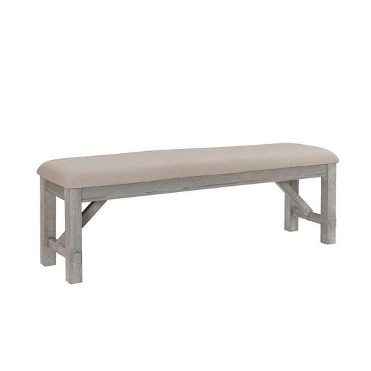 Powell Company - Turino Weathered Grey Dining Bench - 457-260B veiw 1