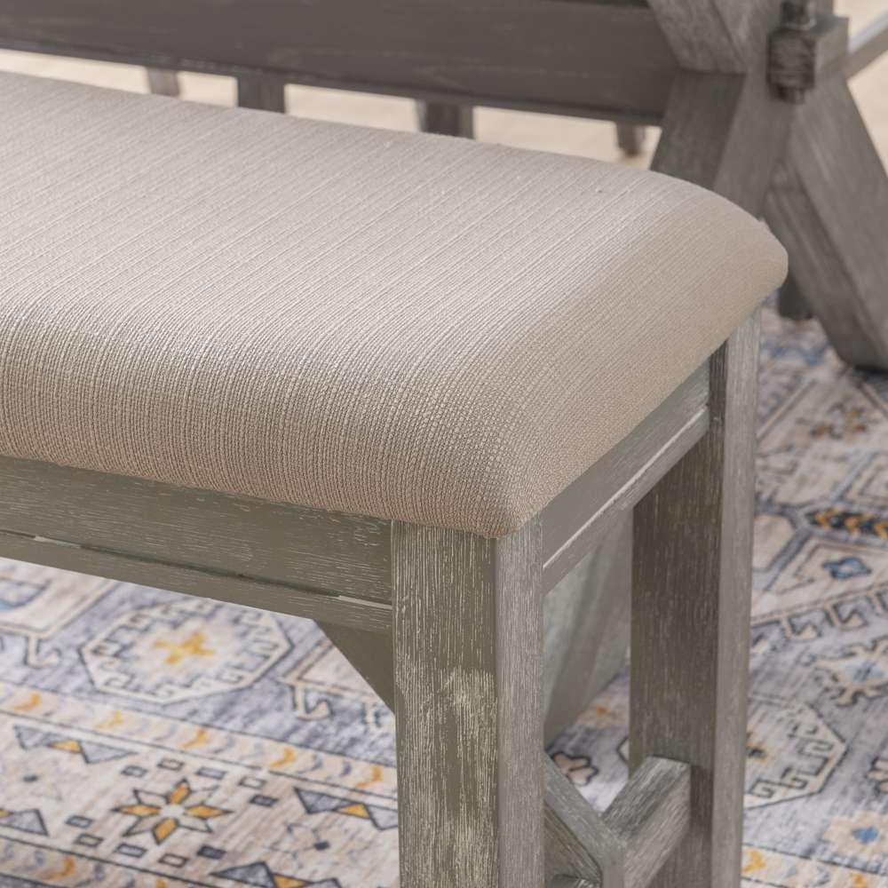 Powell Company - Turino Weathered Grey Dining Bench - 457-260B veiw 6