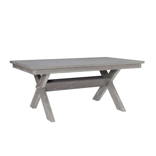 Powell Company - Turino Weathered Grey Rectangle Dining Table - 457-417B veiw 1