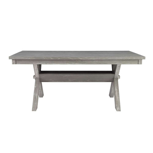 Powell Company - Turino Weathered Grey Rectangle Dining Table - 457-417B veiw 2