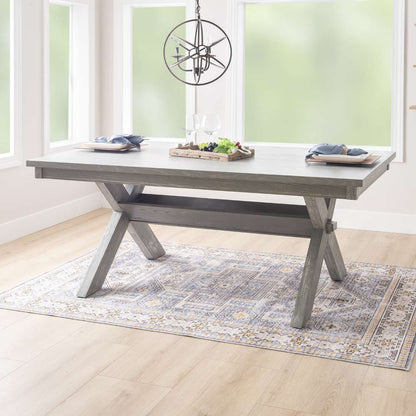 Powell Company - Turino Weathered Grey Rectangle Dining Table - 457-417B veiw 5
