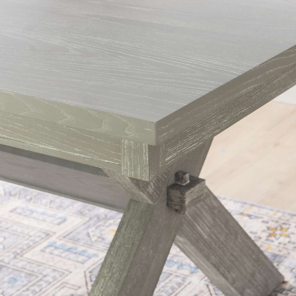 Powell Company - Turino Weathered Grey Rectangle Dining Table - 457-417B veiw 6
