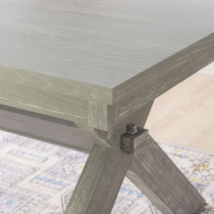 Powell Company - Turino Weathered Grey Rectangle Dining Table - 457-417B veiw 6