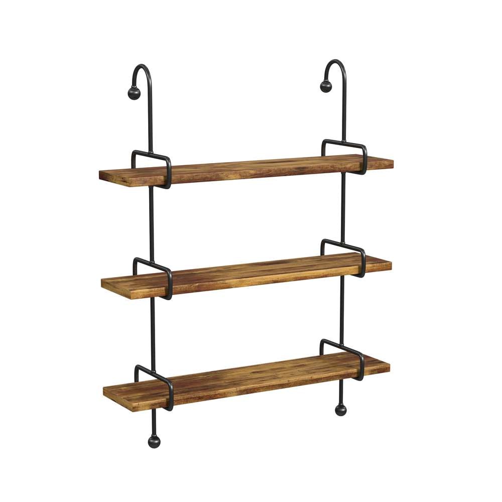 Powell Company - Wesleigh Wall Shelves Black Metal - D1414A21BL veiw 4