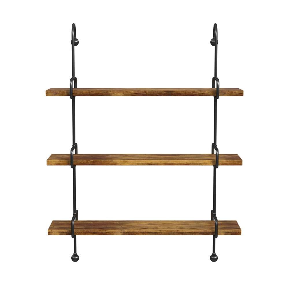Powell Company - Wesleigh Wall Shelves Black Metal - D1414A21BL veiw 5