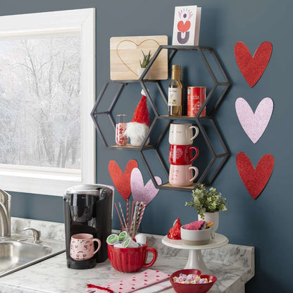 Powell Company - Westlynn Wall Shelves Black Metal - D1412A21BL veiw 6