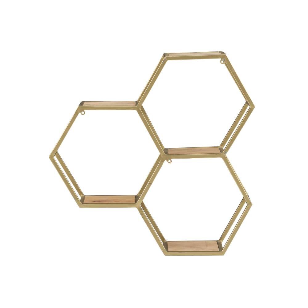 Powell Company - Westlynn Wall Shelves Gold Metal - D1412A21GLD veiw 5