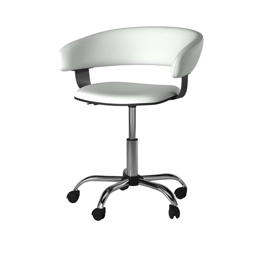 Powell Company - White Gas Lift Desk Chair - 14B2010W veiw 2