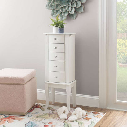 Powell Company - White Jewelry Armoire - 929-521 veiw 8